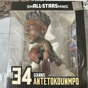 NBA smALL Stars Mini 6 Inch Figure Giannis Antetokounmpo Milwaukee Bucks